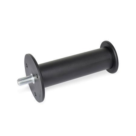 Otto Ganter Cylindrical Handle with Hand Guard, GN 539.2